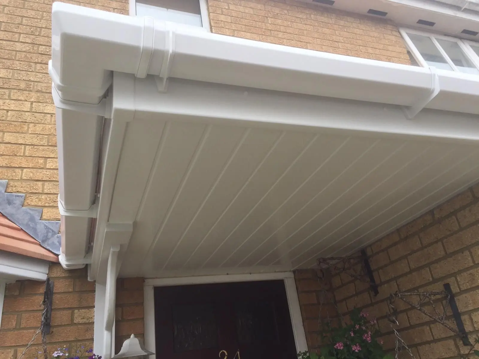 Soffit, fascia and guttering installed by P&M Windows